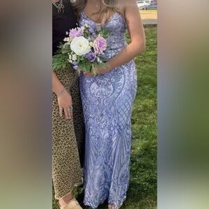 Lavender Next/Up Prom Dress 3/4